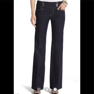 White House black market trouser pant jeans 2r 26